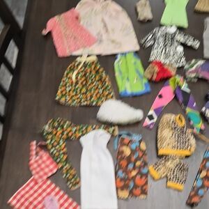 Assorted Barbie Doll Clothing Lot Mostly Handmade VINTAGE